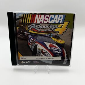 NASCAR Racing 4 PC CD Game Sierra Papyrus Complete Disc Clean Untested